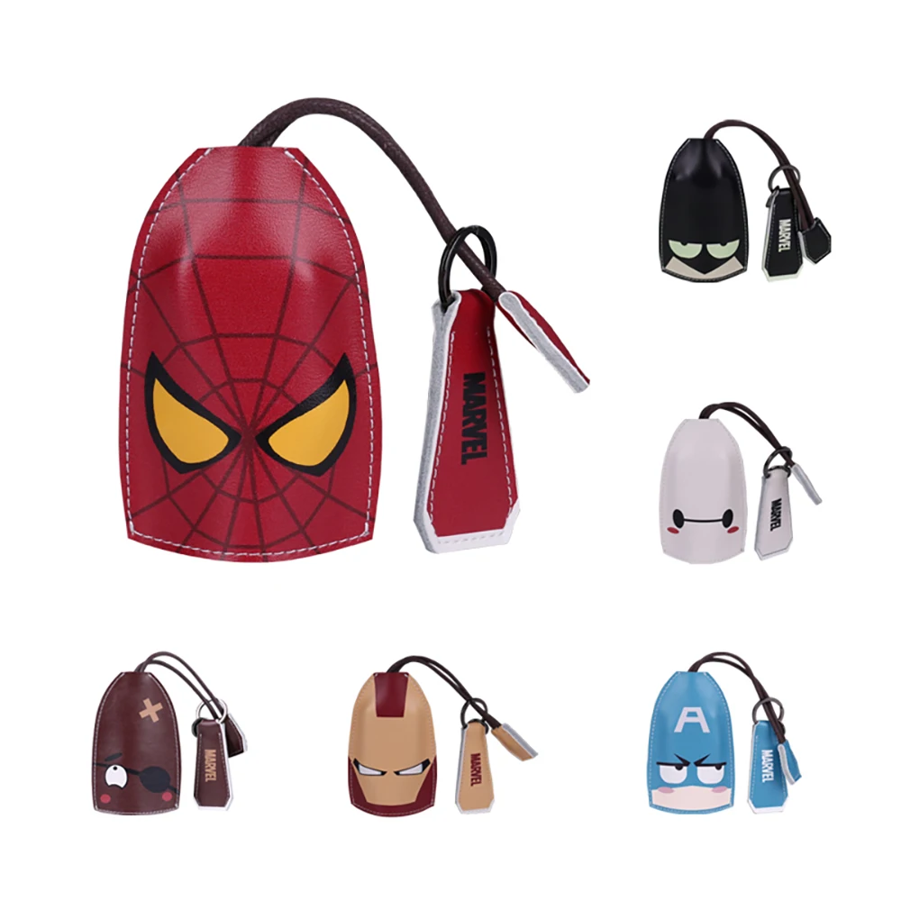 

Twocities universal key case For Starline A93 A63 car cartoon hero PU leather Keychain Case Cover Auto Accessories Car key bag