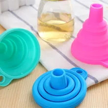 Кухня Домашняя мини складная телескопическая длинная шея Воронка креативная Бытовая мини-воронка для дозирования жидкости кухонные инструменты Горячая Распродажа