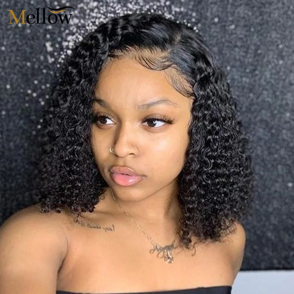 curly human hair lace front wigs