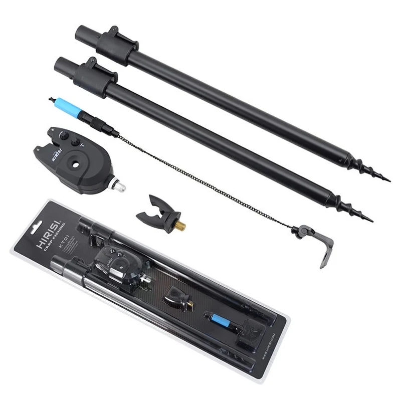 

5pcs/set Fishing Bite Alarm Set Adjustable Bank stick Rod Holder Swinger Alloy Anti-Falling Carp Fishing Tackle