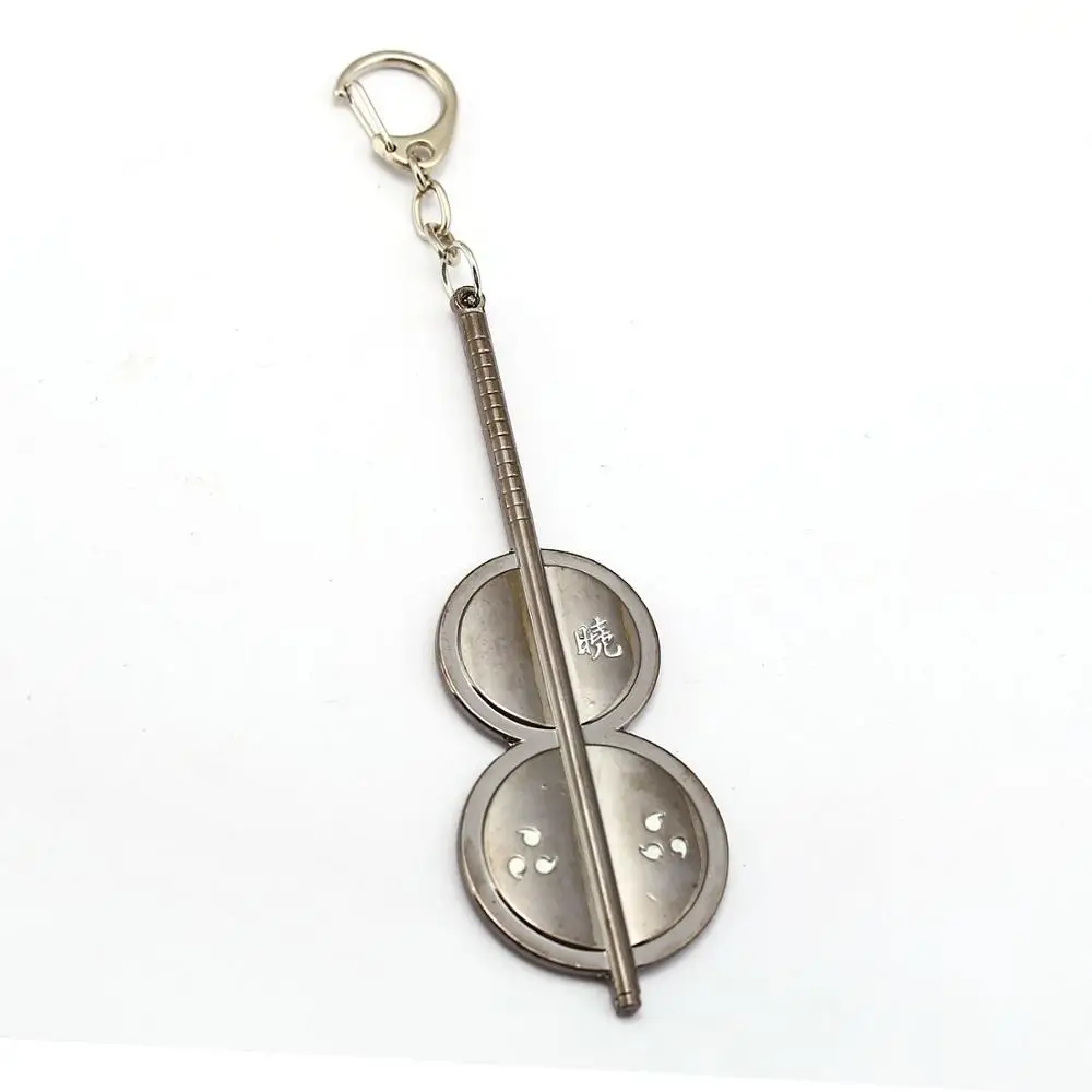 

Anime Naruto Akatsuki Keychains Uchiha Madara Key Chain Pendants Key Ring Charm Men Chaveiro