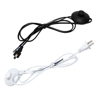 

New 1.8m Line Cable 317 Dimmer Power Cord Button Switch US Plug Wire For Floor Lamp