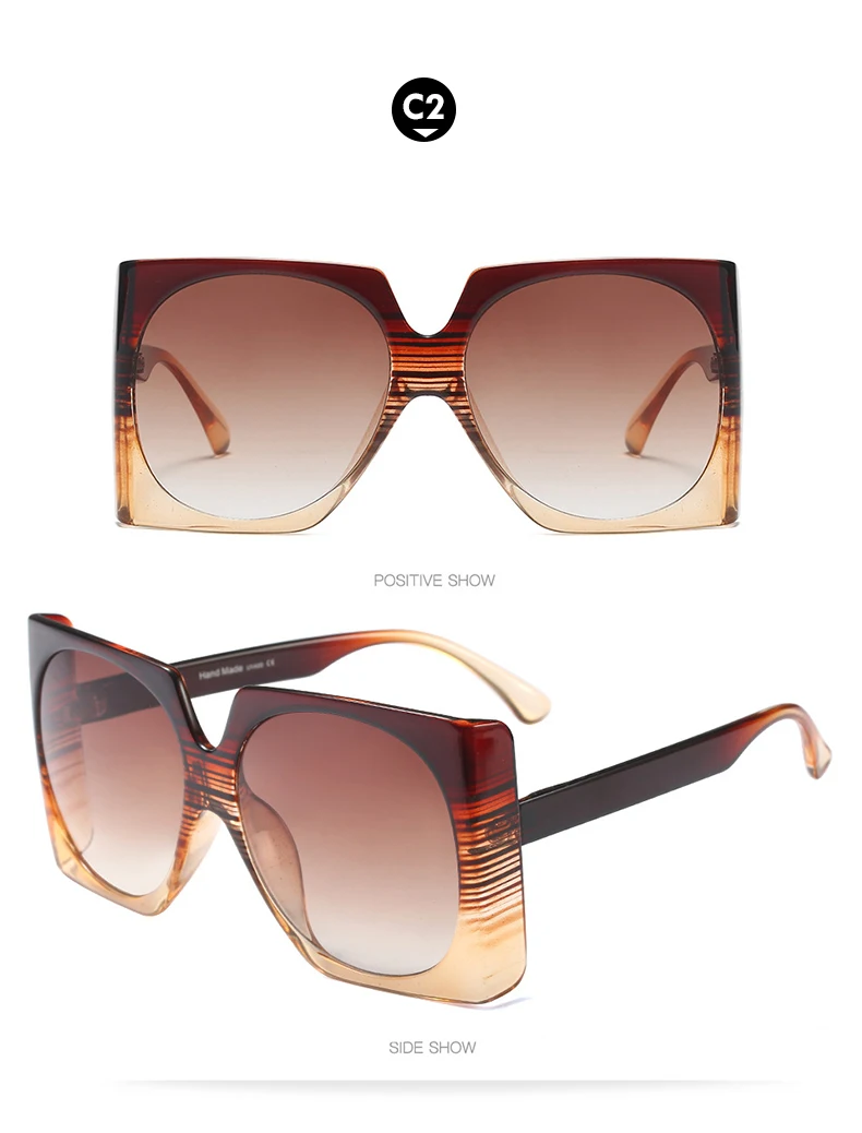 KEHU, брендовые дизайнерские негабаритные Квадратные Солнцезащитные очки, высокое качество, супер светильник, оправа для очков, Женские Ретро стиль, дорожные оттенки, XH160