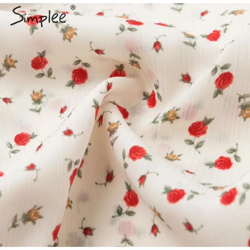 Simplee Boho Женская блузка с цветочным принтом Блузка с рукавами-клеш эластичные плиссированные Женские топы с открытыми плечами женские укороченные блузки