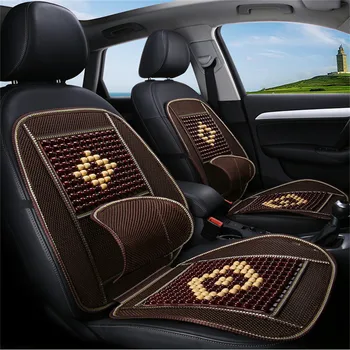 

Car Interior Massage Breathable Cushion Summer Cooling Lumbar Universal Auto Car Wood Seat Cushion Support Cool Pad Car Styling