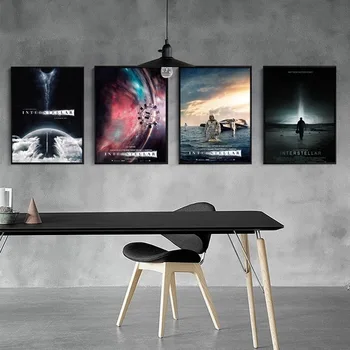 

Space Interstellar Moive Home Decor Science Fiction Film Canvas Painting Wall Art Posters and Prints Decor for Bedroom Dorm Room