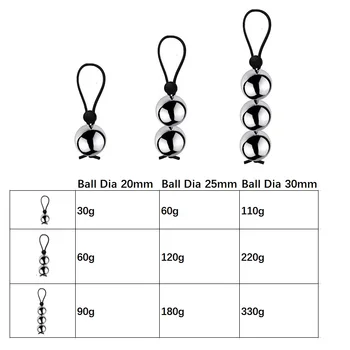 Drop Ball Heavy Weight Stretcher man silicone Penis cock Ring Metal Hanger for Enlargement Extender pull exercise Male sex toy 5