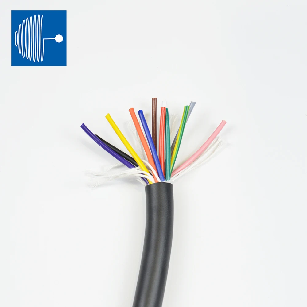 Триумфный кабель/SHENGPAI 1/2 метр UL2464 24AWG 9 жильный 12 многожильный провод высокогибкий