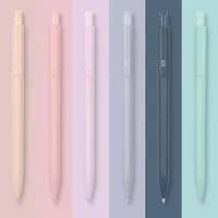 6pcs/lot Morandi Color Mechanical Pencil for School Students Pure Color 0.5mm/0.7mm 2