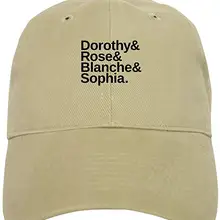 Золотая бейсболка с именами для девочек