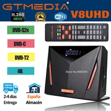 Rezeptor gtmedia V8 UHD bulit-in wifi satellite empfänger DVB-S/S2/S2X + T/T2/kabel/ATSC-C/ISDBT combo 4K power durch freesat V8 nova