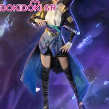 DokiDoki-SR gra League of Legends Shauna Vayne Cosplay ducha kwiat LOL Cosplay kobiety Vayne