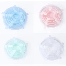 Силиконовые крышки Cooware для сохранения свежести уплотнения растягивающиеся крышки для миска-контейнер пищевая обертка чаша горшок крышка бытовой кухонный набор