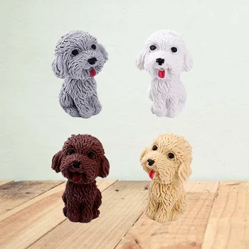 

4 Pcs Pencil Eraser Cute Painting Stationery Pencil Erasers for Officers