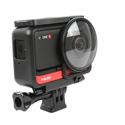Acessório de Lente Suporte de Montagem de Sapato Acessórios de Trabalho Dupla Edição uv 360 1 Polegada Lei ca Insta360-lente r 4k - Image 3