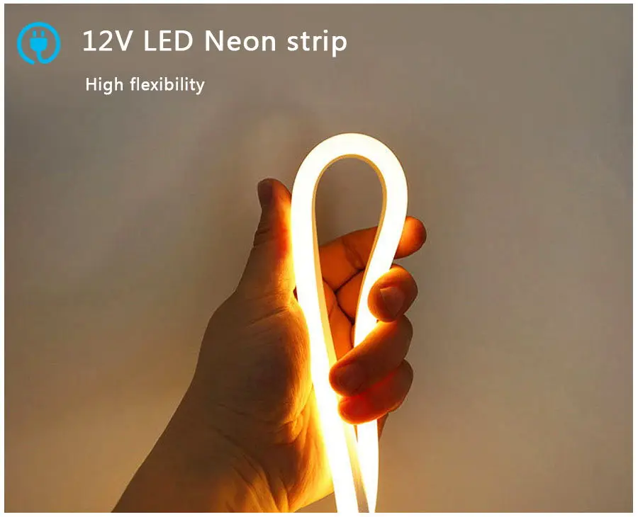 Led Strip 12V Waterproof 2835 120Ledm Ribbon Led Neon Light Strip 12V IP67 WhiteWarm White Red Green Blue Pink Yellow Led Tape (8)