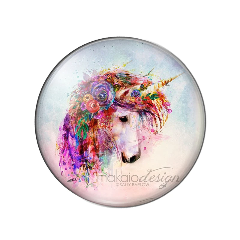 Beauty Angel horse Flying colors lively10мм/12 мм/18 мм/20 мм/25 мм Круглый Фото стеклянный кабошон