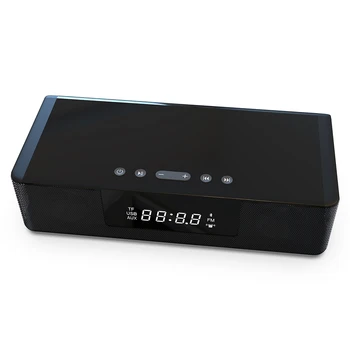 

2in1 10W Bluetooth speaker Portable Wireless Loudspeakers Wireless Fast Charging Bluetooth Speaker/FM Radio Alarm Clock