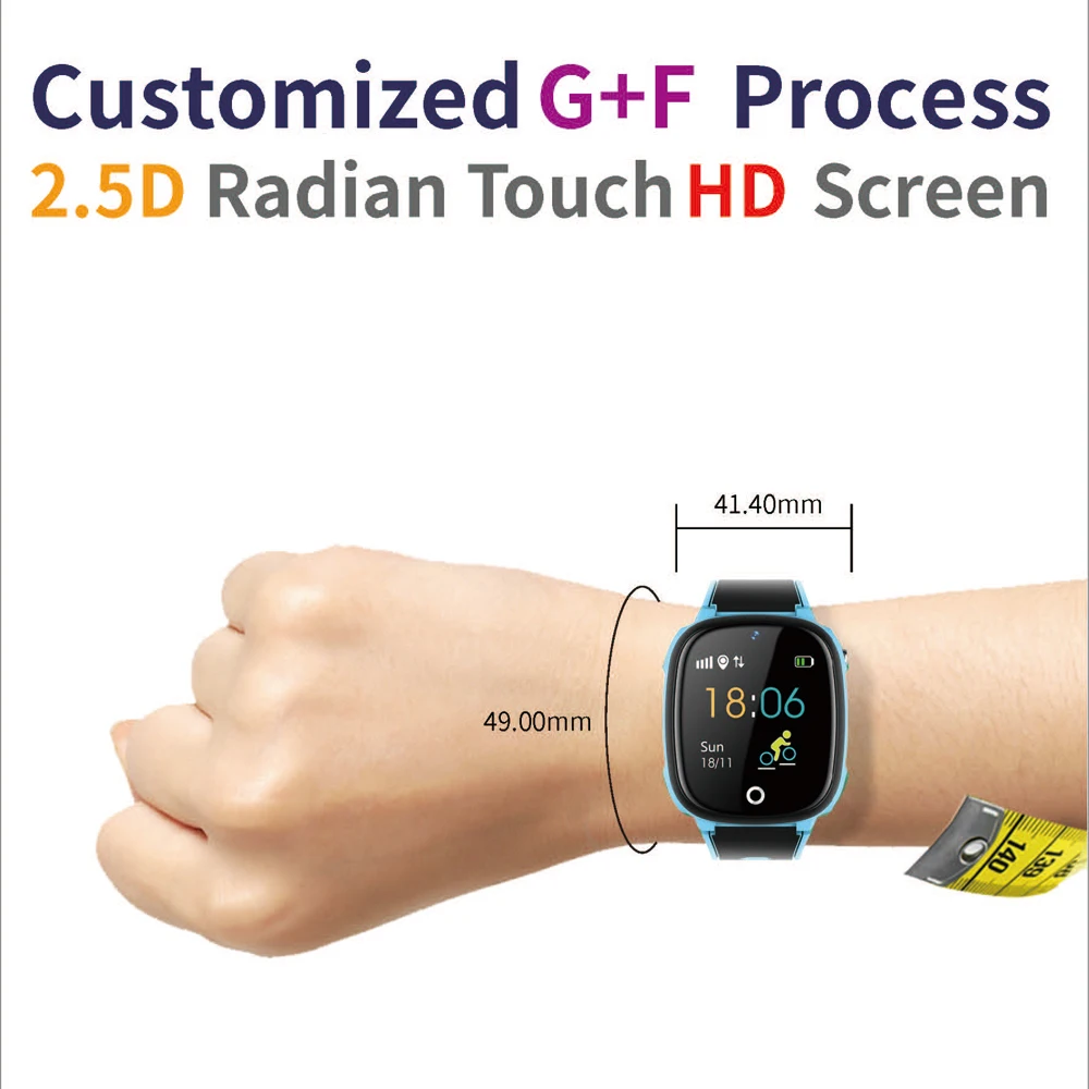 HW11 Smart Watch Kid GPS Bluetooth Pedometer Positioning IP67 Waterproof Watch for Children Safe Smart Wristband For Android IOS