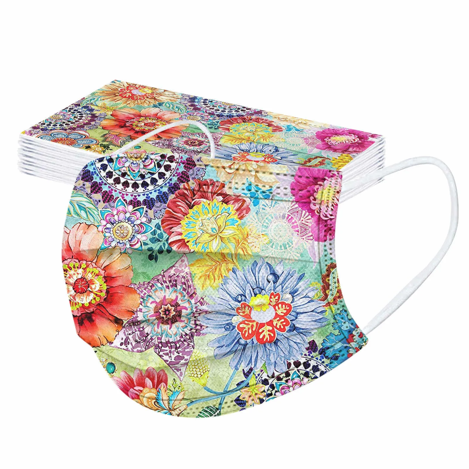 10 шт. одноразовые маски для лица 30 цветов | Тематическая одежда и униформа