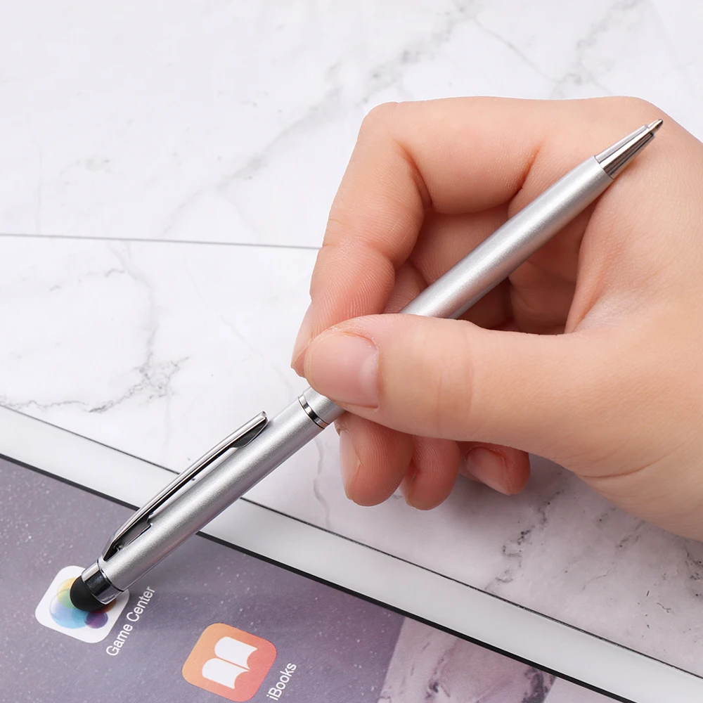 1 шт. Стилус двойного назначения стилус емкостный мобильный телефон IPhone IPad ручка