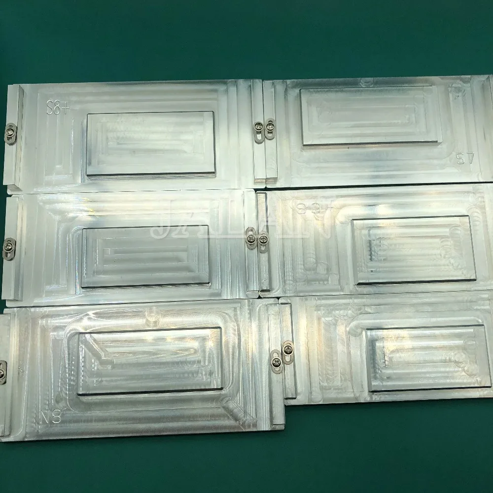 

In frame Cleaning mold for Samsung note 9 lcd with middle frame heating OCA glue remover and separating glass mold phone repair
