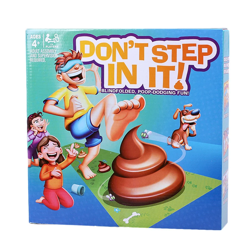 

Hide and Seek Toy Poop Don't Step In It Eye Cover Prank Stuff Kids Fun Entertainment Games Party For Children Brinquedos Jugetes