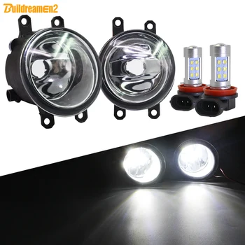 

Fog Light Assembly H11 Car Right + Left LED Fog Lamp DRL 12V For Toyota Land Cruiser Prado Camry Tundra C-HR Sienna Solara Prius