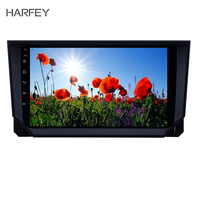 

Harfey Car Multimedia player 9 inch Android 8.1 GPS Radio for 2018 Seat Ibiza with Bluetooth USB WIFI support TPMS Carplay DVR