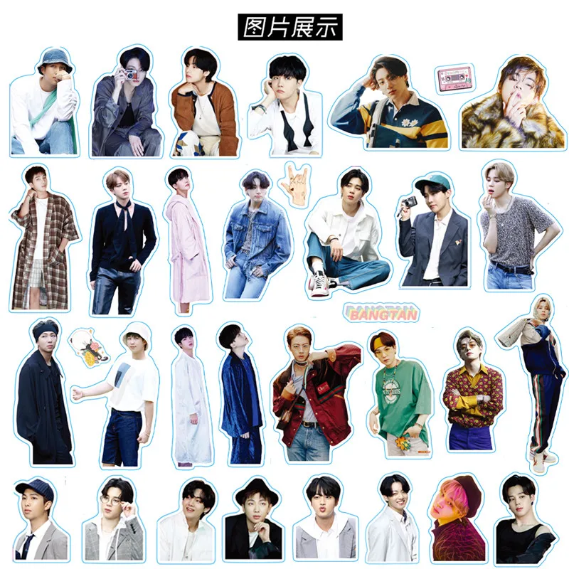 101 pcs lot kpop star jimin suga v jin rm jhope jungkook sticker be dynamite stickers toy gift stickers aliexpress