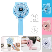 Вентиляторы 2200/2600 мАч портативный персональный мини-вентилятор Ручной регулируемый 3 скорости USB Перезаряжаемый Настольный складной вентилятор для офиса и путешествий