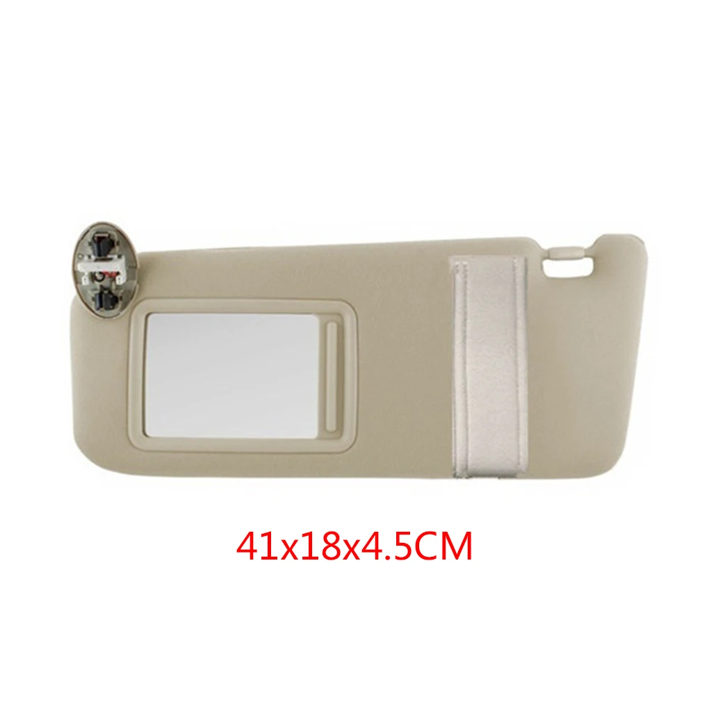 Replacement for Toyota Camry Sun Visor Left Driver Side Leather Sun Shading Cosmetic Mirror