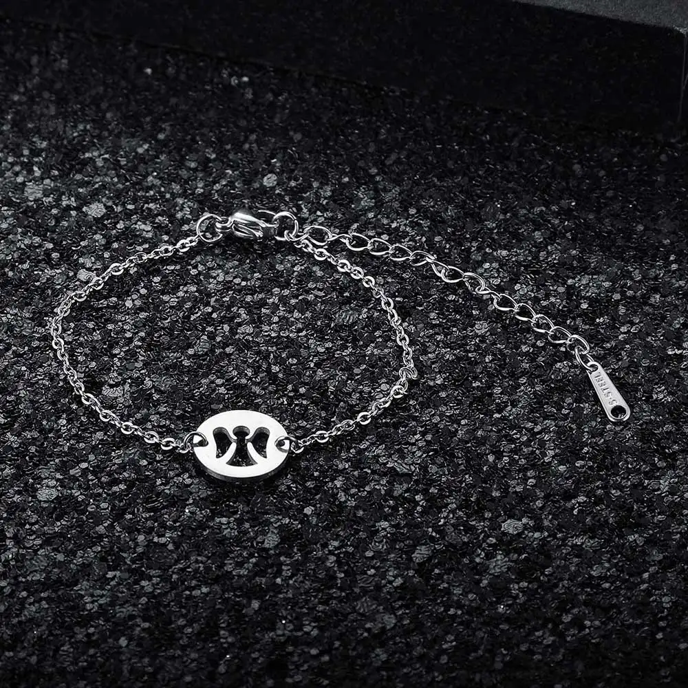 AAAAA Quality 316 Stainless Steel Angel Charm Bracelet for Women Female