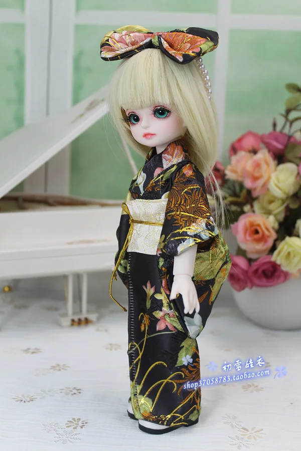 1/6 BJD аксессуары кукольная одежда японское кимоно юката для BJD/SD yosd, не включает в себя куклы, обувь, парик и другие E2537