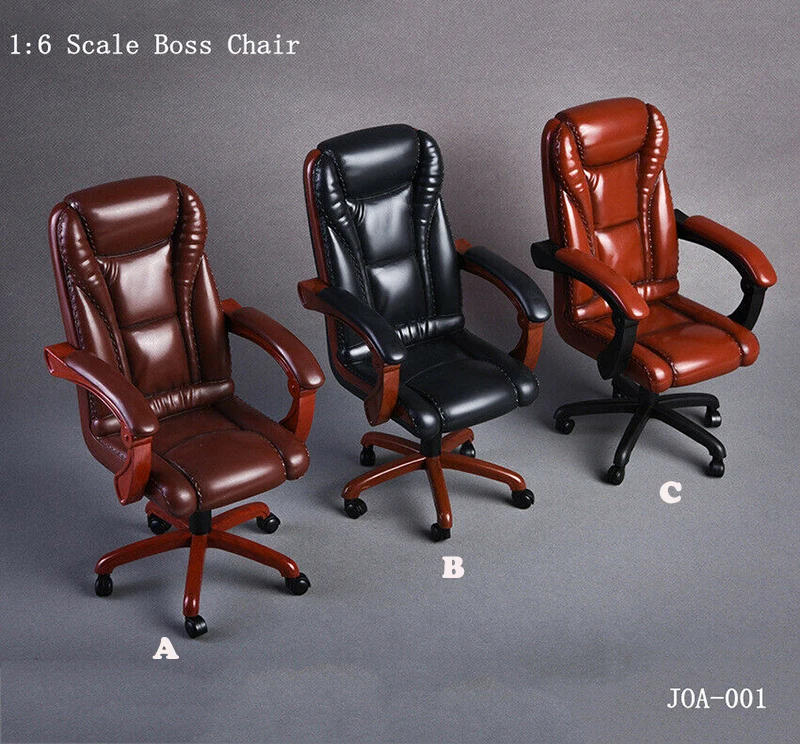

3 Colors 1/6 Scale Action Figure Scene Accessory Office Boss Swivel Chair Model For 12" Dolls Collections