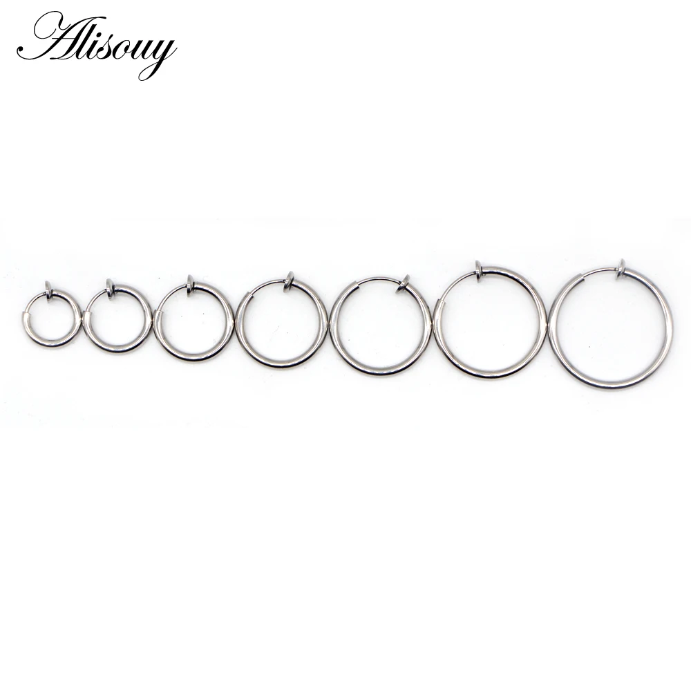 Clip On Earrings For Women Men Fake Spring Clip On Nose Clips Ring Hoop Lip Ring Helix Hoop Ear 1pc nose rings,piercing jewelry,body piercing earrings,ear piercing jewelry,metal jewelry,hoop earrings,body piercing jewelry,body jewelry