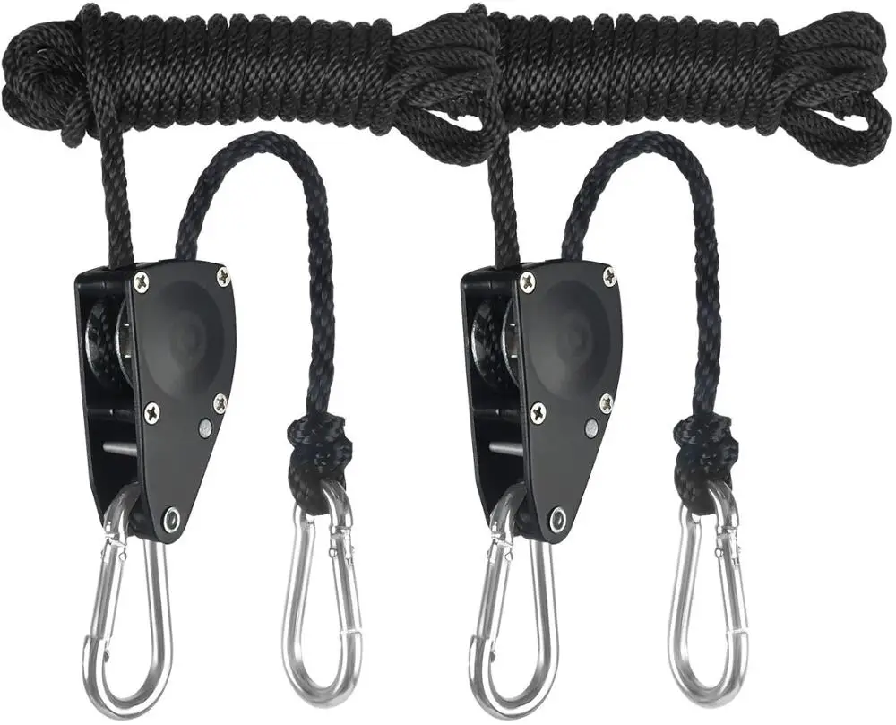 2 шт. 1/4 Inch 8 футов в длину Heavy Duty с регулировкой вешалка стойка для выращивания