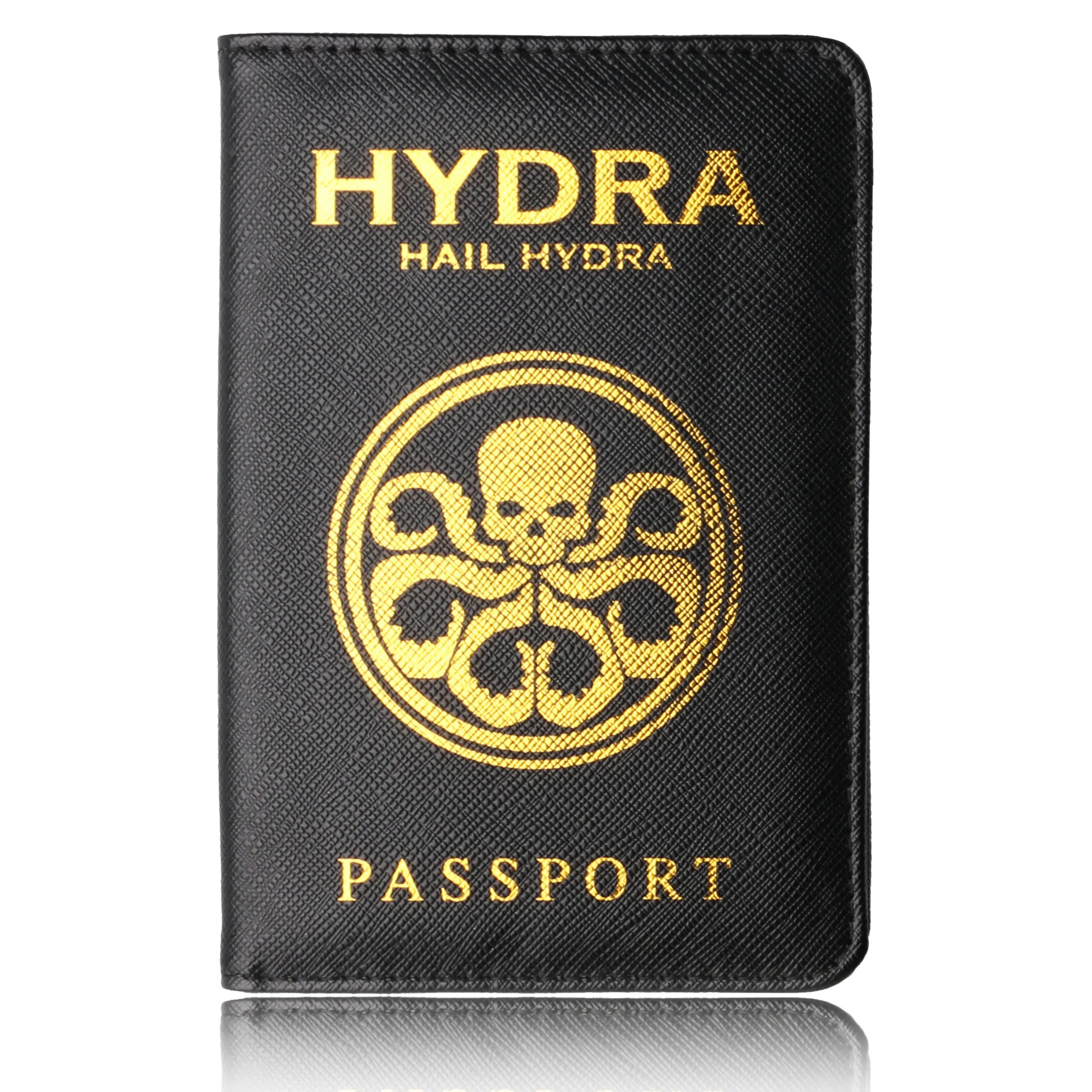 TOURSUIT RFID Блокировка Wakanda Forever Черная пантера ASGARD кожаный чехол держатель для паспорта Мстители, Гидра щит Звездного флота