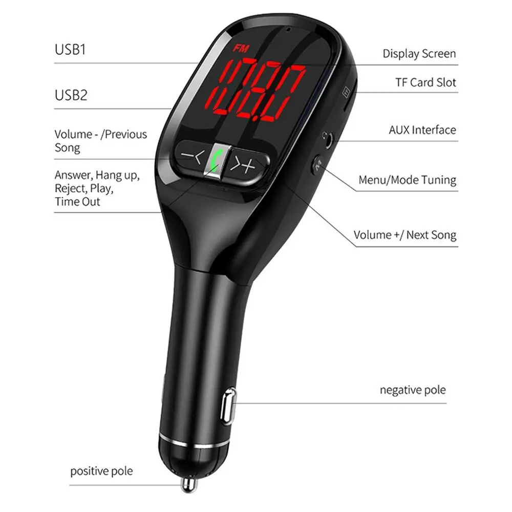 12-24V G11S Bluetooth Автомобильный MP3-плеер автомобильный прикуриватель u-диск карта Автомобильный fm-передатчик Громкая связь вызов Музыка Аудио приемник
