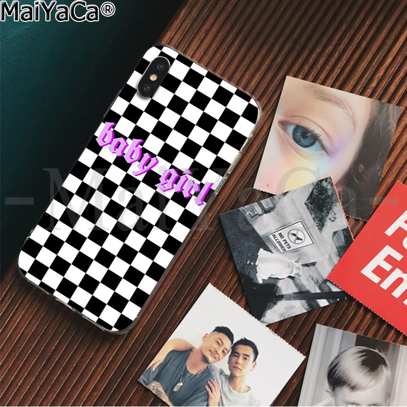 Black white checkered stripe