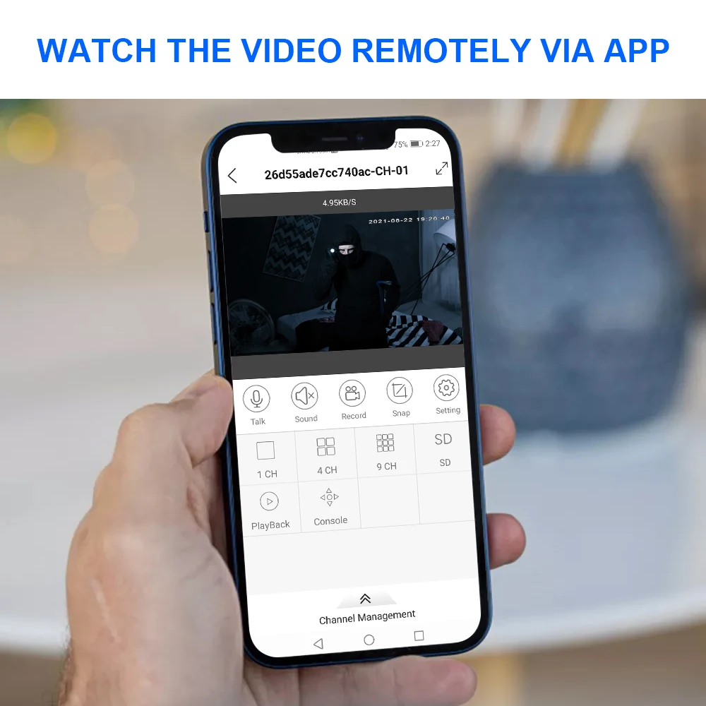 مجموعة نظام كاميرا IP Hiseeu-dom ، مجموعة مراقبة ب...