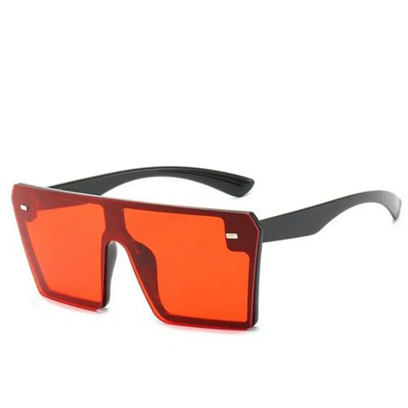 Автомобильные мотоциклетные ветрозащитные, УФ-стойкие солнцезащитные очки модные негабаритные Квадратные Солнцезащитные очки для женщин модные плоские верхние очки с градиентными линзами мужские - Цвет: E