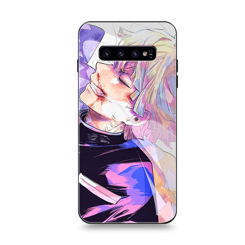 Чехол для телефона Стекло для samsung A70 A50 A30 A40 A20 A60 A10 S7 край S8 S9 S10 Plus Note 8 9 крышка Agatsuma Zenitsu демон убийца - Цвет: G10