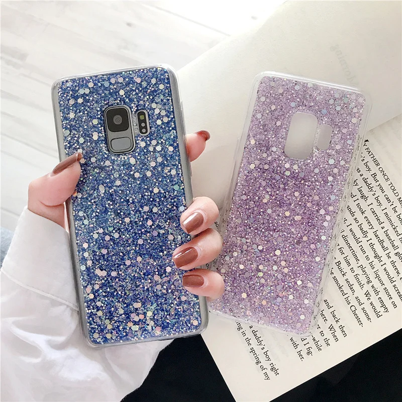 

Case For Samsung Galaxy J3 J4 J6 Plus J5 J7 Prime Glitter Sequins Soft Silicone Cover A9 A8S A8 A6 Plus A3 A5 A7 2017 2018 Funda
