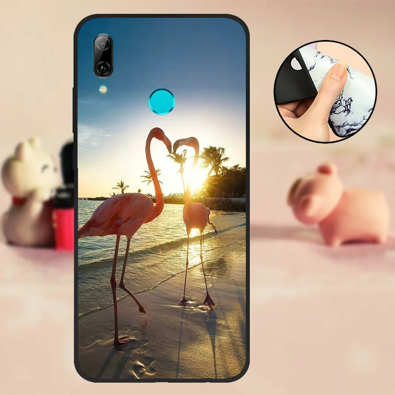 P Smart Coque для huawei PSmart чехол силиконовый черный ТПУ 6," для huawei P Smart Чехол для мобильного телефона мягкий - Цвет: T251