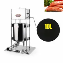 10 л нержавеющая сталь ручной колбаса шпагат/прибор для набивки сосисок/хот-дог чайник