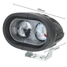  9-80V LED Spot Work Light 12V Motorcycle Spotlight 24V Truck Position Fog Flood Lamp Projector Lens Off Road 4x4 Car Accessories 