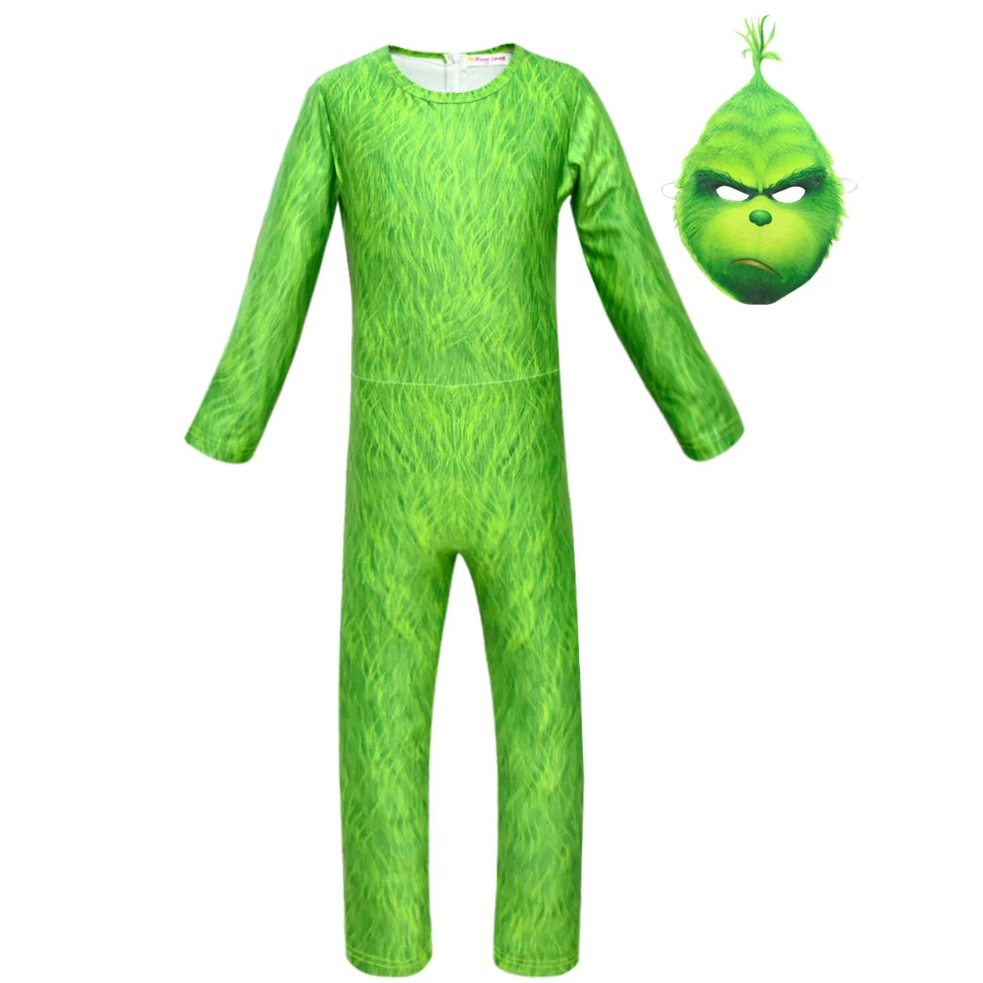 New Cosplay Green Fur Monster Grinch The Grinch Children S One Piece Romper Performance Clothing 1 Disfraces De Anime Aliexpress