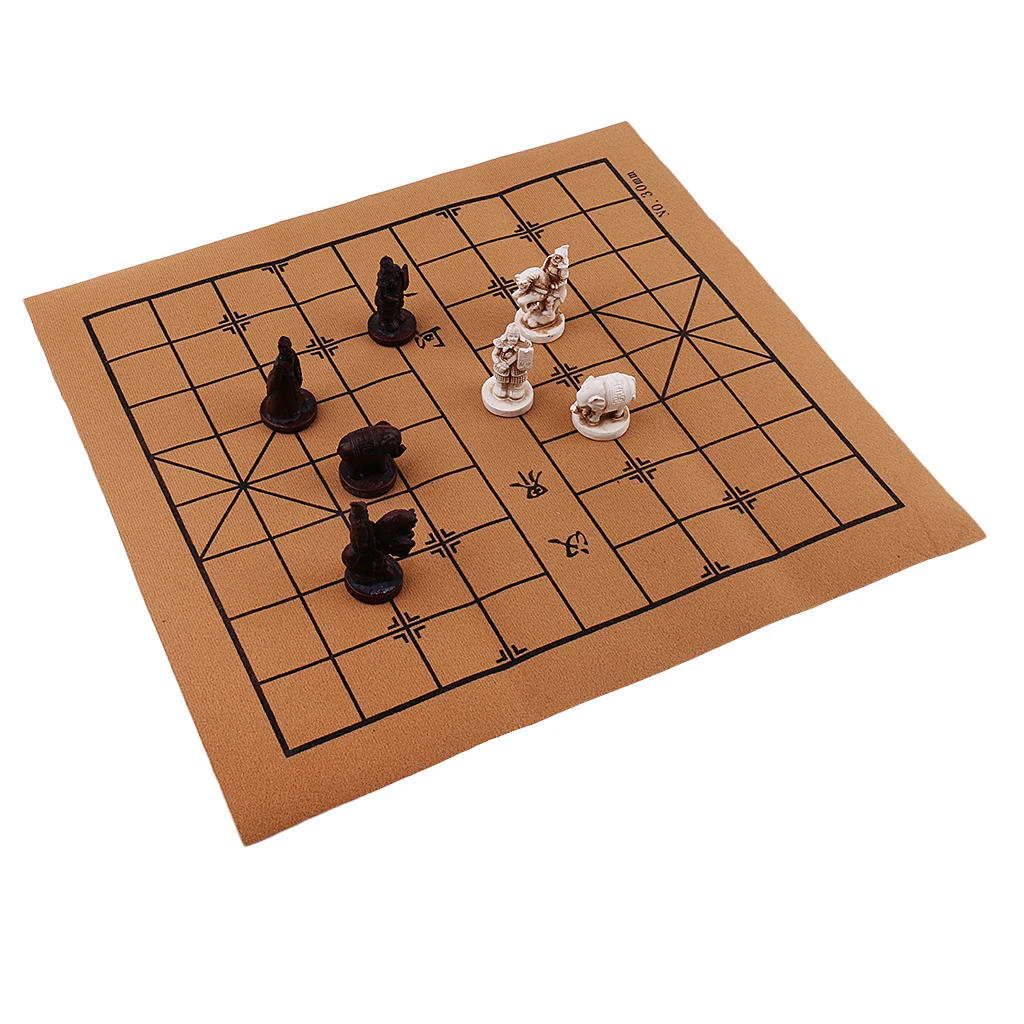 Chinese Chess Chess Pieces Set XiangQI Chess Board Game for Children
