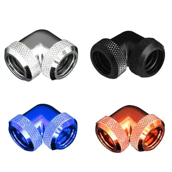 

90 Degree Water Cooler Elbow G1/4 Threaded Hard Tube Fittings Water Cooling Adapter Connector кулер для процессора вентилятор